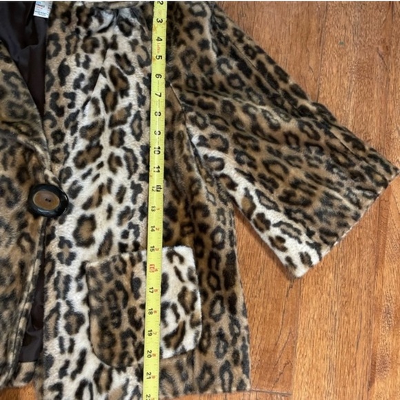 Joseph Ribkoff faux leopard print jacket- size 8 - Picture 5 of 7